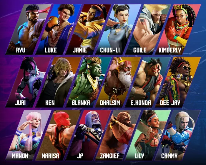 شخصیت ها بازی Street fighter 6