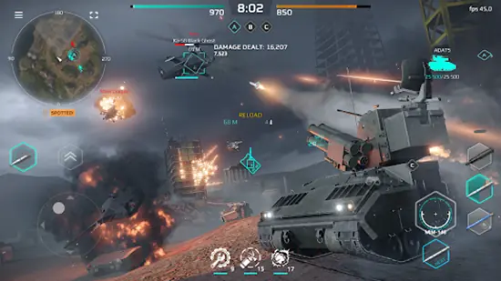 بازی MWT Tank Battles