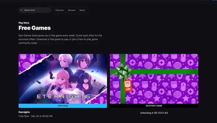 بازی Eternights در فروش رایگان