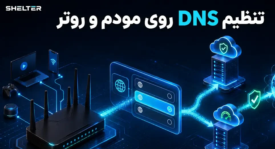 آموزش تنظیم DNS روی مودم و روتر