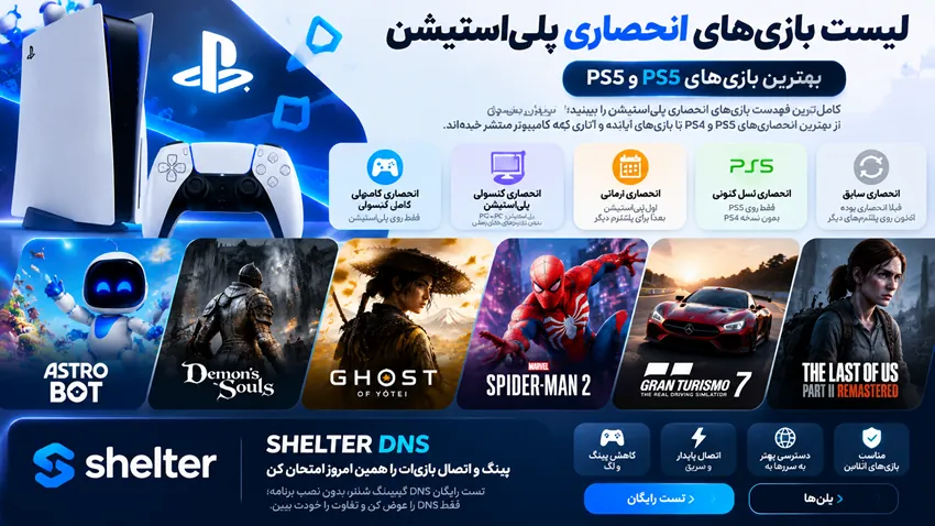 لیست بازیهای انحصاری پلیاستیشن؛ بهترین بازیهای PS5 و PS4